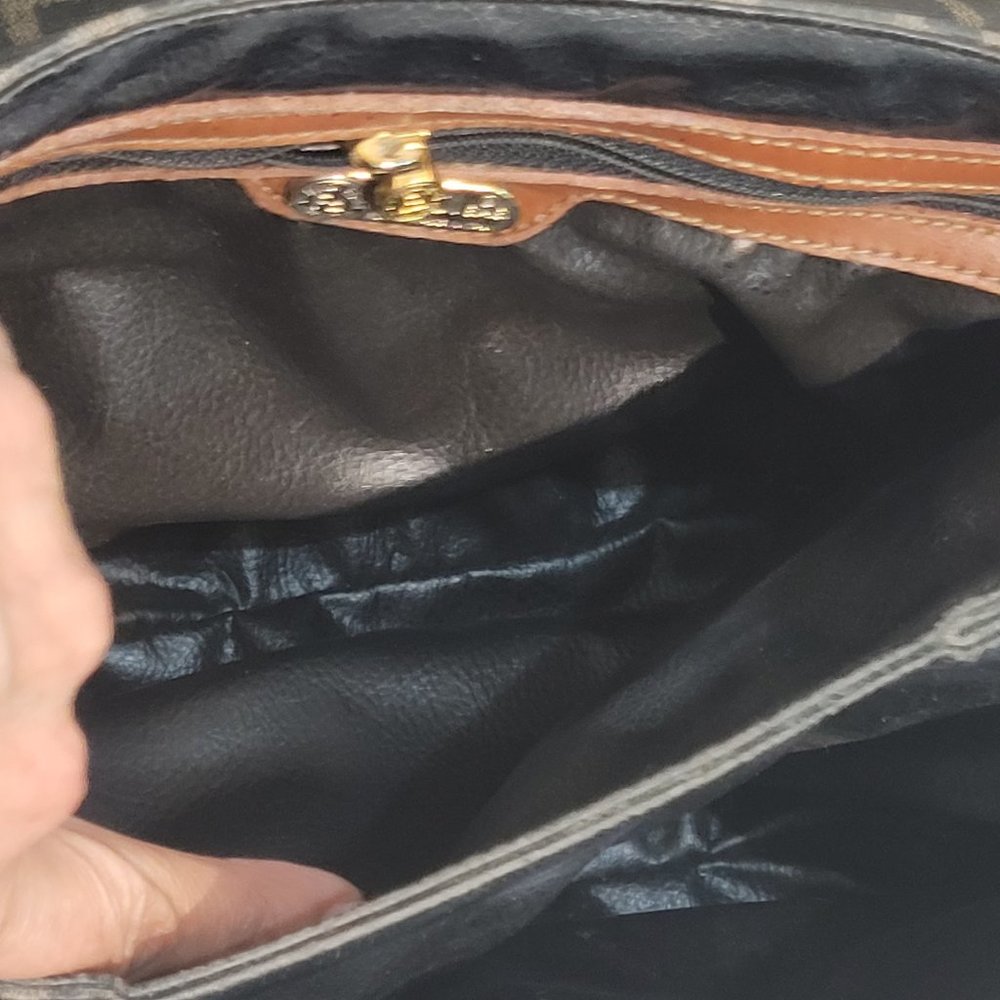Extremely Rare FENDI FF Monogram~  Way With the original Crossbody Strap - Picture 11 of 15